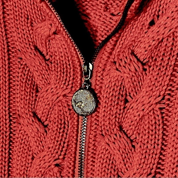 Rocawear Vintage zip front belted cardigan Women’s Small - Picture 4 of 9